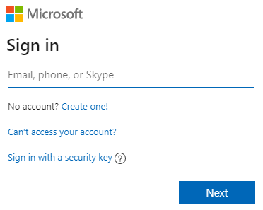 A screenshot of the Microsoft Azure website.