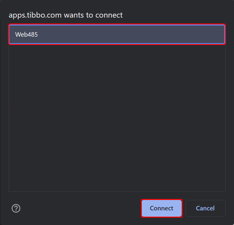 A screenshot of the RS485 Modbus Sensor (Bus Probe) Firmware Updater app.