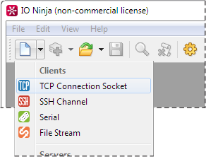 A screenshot of IO Ninja.