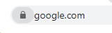 A screenshot of a browser's padlock icon.