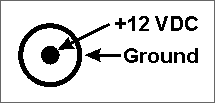 A diagram of a 5.5mm power jack.