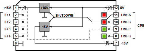 The wiring diagram for Tibbit #12