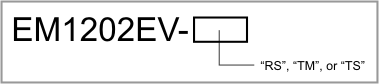 EM1202EV numbering system