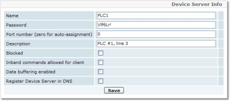 Device Server Info EDIT